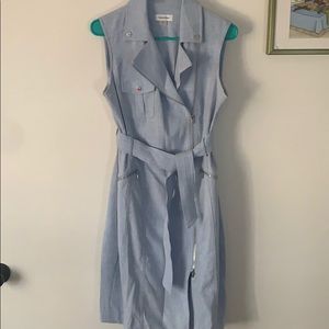 Calvin Klein Belted ZIP Dress
